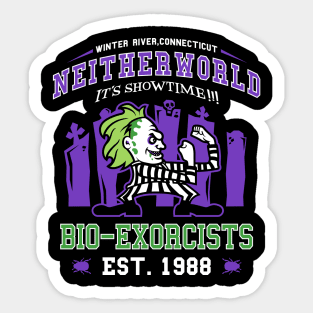 Fighting Bio-Exorcists Sticker